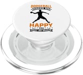 Funny Dodgeball game Design for a Dodgeball Player PopSockets PopGrip for MagSafe