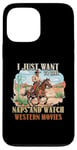 Coque pour iPhone 13 Pro Max Faites la sieste et regardez un fan du film Western Movie Lover