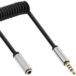 InLine 99284 0.5 m 3.5 mm 3.5 mm Aluminium, Noir Câble Audio