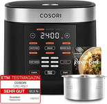 COSORI Rice Cooker, Slow Cooker & Steamer with Ceramic Coated Inner Pot and 50