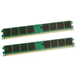 2x 2 GB DDR2 RAM-minne 1,8 V 800 MHz PC2 6400 PC RAM-minne för Intel stationärt minne DIMM 240 stift