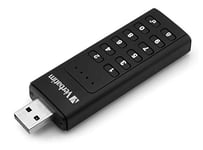 VERBATIM Clé USB sécurisée par clavier I USB-3.2 Gen 1 I 32 Go I avec protection par code d'accès et cryptage I incl. câble d'extension USB-A I USB-3 pour ordinateur portable & co I noir