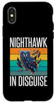 Coque pour iPhone X/XS Nighthawk en déguisement chouette