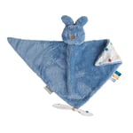 Nattou Grand Doudou en Polyester, Lapin Doudou, Le Compagnon de Route dès la Naissance, env. 60 x 40 cm, Végétalien, Tipidou, Bleu