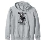 French Bulldog Frechie Dog Breed Fur real, I’m the paw-fect Zip Hoodie