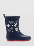 Mango Kids' Space Wellington Boots, Navy