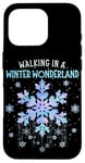 iPhone 16 Pro Walking In A Winter Wonderland Tie Dye Snowflake Christmas Case