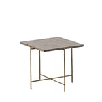 Table basse Marbre Fer 50 x 50 x 45 cm