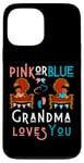 Coque pour iPhone 13 Pro Max Rose ou bleu Grandma Loves You Granny Nana Mimi Grandmother