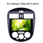 Android GPS Navi Navigation - pour Nissan Tiida 2011-2014 avec Bluetooth Musique WiFi 4 g Appareil de Navigation, Le Soutien pour 64g SD avec 10,1 Pouces à écran Tactile