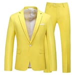 Costume Homme Uni 3 Pièces De Slim Fête Soirée Mariage Business Fit Grande Vêtements Masculin Wz227