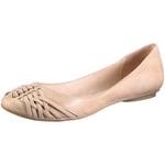 Buffalo London 210-3508 IBIZA LEATHER SKIN 01 117137, Ballerines femme - Beige-TR-A-4-4, 41 EU