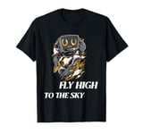 fly high to the sky. skating through the digital sky. T-Shirt