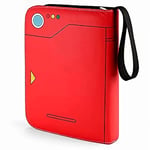 JoyHood Classeur Cartes compatible avec TCG Cartes, Album Carte, Livre Rangement Carte Collection, Porte Cartes à Collectionner, Capacité de 720 Cartes (Rouge)