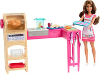 Barbie and Teresa Recipe for Friendship Teresa Fashion Doll & Kitchen Playset with 20+ Accessories Including Color-Change Cookies, JCT06