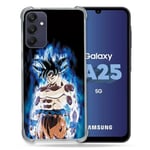 Cokitec Coque Renforcée pour Samsung Galaxy A25 5G Manga Dragon Ball Sangoku Noir