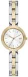 DKNY NY6627 City Link Hvid/Guldtonet stål Ø26 mm