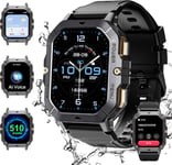 Smartwatch C28, 2,02 Pouces Hd Montre De Fitness Ext¿¿Rieure, 120+ Modes Sportifs, ¿¿Tanche 5 Atm, Batterie 510 Mah, Avec Fonction T¿¿L¿¿Phone/Fr¿¿Quence Cardiaque/Spo2, Pour Ios/Android Noir