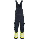 Flammehemmende kjeledress 584181, klasse 1 gul/marine, størrelse 56