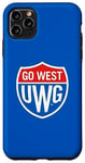 Coque pour iPhone 11 Pro Max University of West Georgia UWG Wolves Go West Shield Logo