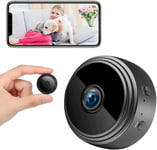 Mini Camera Espion,Camera Sans Fil 1080P Full Hd Avec Audio Et Video,Avec Vision Nocturne Et Detection De Mouvement,Camera De Surveillance Minuscule Babyphone Portable Pour L'Exterieur/Interieur