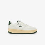 Lacoste Sneakers L001 Set femme en cuir Taille 42 Beige/vert Foncé