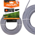 Ligne de coupe 2,4mm 15m QUADRATIC KT-V15 MAMUTH fil pour débroussailleuse STIHL