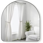 Umbra Hubba Arched 34x36" Mirror, Metallic Titanium