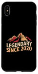 iPhone XS Max Legendary Since 2020 Birthday Hiking Hiker Mountain Vintage Case