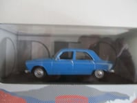 MINIATURE 1/43 ODEON 163 PEUGEOT  204 berline 1975 BLEUE