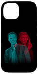 Coque pour iPhone 14 Marvel WandaVision Wanda & Vision Glitch Overlay Portrait