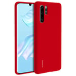 Coque Huawei P30 Pro Coque Soft-Touch Semi-rigide Silicone Case Huawei - Rouge