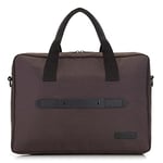 WITTCHEN Sac de bureau pour ordinateur portable pour homme Marron Medium