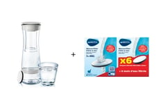 Bouteille et carafe filtrante Brita FILL & SERVE NOIRE + 7