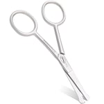 Fine Lines - Baby Nail Scissors – Rounded Ends for Safety in Nose & Ears - Su...