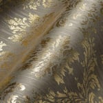 Architects Paper 306625 30662-5 Metallic Silk Wallpaper with Ornaments Baroque 10.05 m x 0.53 m Beige Metallic Made in Germany