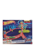 Action Neon Speeders Skyscraper Speed Circuit Track Set Patterned Hot Wheels