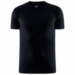 Craft Core Dry Active Comfort Short Sleeve Base Layer - Black / Small