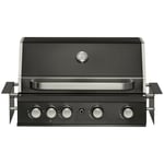 Mustang Black Pearl 4 inbyggd gasolgrill