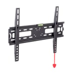 Kippen 10008 - Support Mural pour TV LED, LCD, OLED, Plat et incurvé de 26 à 65". Capacité de Charge 40 kg.