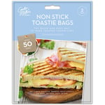 Toastie Bags - 2 Pack Non Stick Quick Hot Sandwich Toaster Reusable Warm Panini