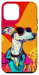 Coque pour iPhone 12 mini Chien Whippet Fashion Cute Colorful Pop Art