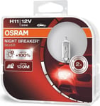 Auton polttimot Osram Night Braker Silver H1, 2 kpl.