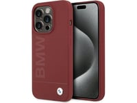 Bmw Bmw Bmhmp15lslblre Iphone 15 Pro 6.1" Czerwony/Red Hardcase Silicone Big Logo Magsafe