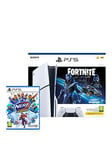 Playstation 5 Disc Console - Fortnite&Reg; Cobalt Star Bundle &Amp; Nerf Legends