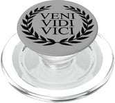 VENI VEDI VICI JULIUS CAESAR QUOTE I CAME I SAW I CONQUERED PopSockets PopGrip for MagSafe