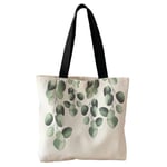 Canvas Tote Bag för kvinnor, flickor, barn, skolväska med dragkedja, arbetsväska, strandväska, lunchväska, resväska och shoppingväska