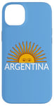 Coque pour iPhone 14 Plus Drapeau de l'Argentine - Soleil de l'Argentine - Maillot de sport