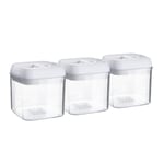 Flip Lock Plastic Food Storage Containers 500ml Pack of 9