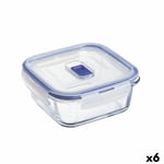 Boîte à lunch hermétique Luminarc Pure Box Active 760 ml Bicolore verre [6 Un